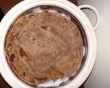 A picture of step 9 of Cinnamon chapati.