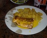 Foto del paso 4 de la receta Salmón a la naranja con patatas a las hierbas provenzales