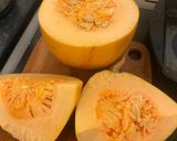 A picture of step 2 of Pumpkin Soup.