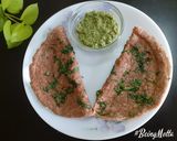 A picture of step 6 of Ragi-Oats Palak Dosa.