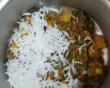 A picture of step 5 of Vegetable Dum Biryani.