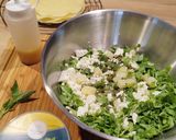 Foto del passaggio 4 della ricetta Crepes al pesto, fagiolini e patate 🥔🌿