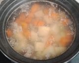 Hình bước làm 2 của món Canh khoai tây cà rốt thịt băm