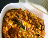 A picture of step 5 of Brinjal Pav Bhaji.