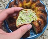 Foto del paso 3 de la receta: Soufflé de jamón, queso y tallitos de espinaca 🍃