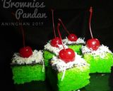 Foto langkah ke 11 dari resep BROWNIES Kukus Pandan.