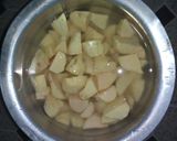 A picture of step 1 of Rice & Sweet potato.