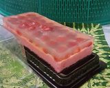 Foto langkah ke 2 dari resep Puding busa strawberi lapis cake coklat ala fe'.