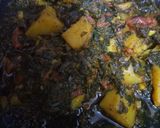 A picture of step 7 of Methi Aloo.