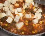 A picture of step 3 of Paneer wrap.