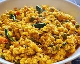 A picture of step 3 of Matar Paneer Bhurji.