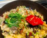 烏魚子肝腸蒜苗蛋炒飯食譜步驟6照片