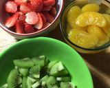 Foto langkah ke 3 dari resep Tropical fruit pudding.