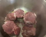 Foto del paso 2 de la receta Solomillo con reducción de coñac y salsa de almendras