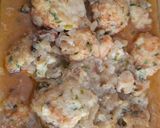 Foto del paso 12 de la receta: Albóndigas de pescadilla y langostinos 🐟🦐
