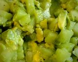 A picture of step 3 of Cucumber Salad.