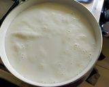 A picture of step 1 of Kesar Firni.