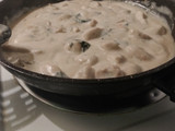 Homemade chicken alfredo