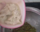 A picture of step 1 of Rajma.