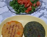 Foto del paso 5 de la receta: Ensalada con vinagreta de naranja y hamburguesas