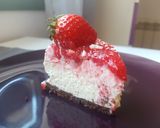 Foto del paso 7 de la receta: Cheesecake de fresas y chocolate blanco