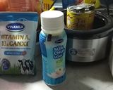 Hình bước làm 1 của món Sữa chua không dùng máy