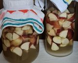 Foto del paso 3 de la receta: Vinagre de manzana (de sidra de 🍎) sin pasteurizar 🍎 Probióticos 🍎 fermentación natural