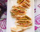 A picture of step 4 of Bread sandwich.