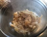 Une image de l'étape 17 de Trévise farcie aux anchois,parmesan et câpres italiennes et sa couronne d oignons de roscoff.