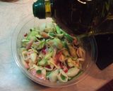 A picture of step 9 of Pasta Salad with Smoked Salmon and Lemon-Marinated Zucchini.