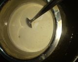A picture of step 3 of Gulkand rose petal ice cream.