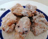 Foto del paso 5 de la receta: Pollo y conejo adobado en freidora de aire con salsa trufada