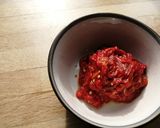 A picture of step 2 of Roast peppers salad.