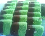 Foto langkah ke 7 dari resep Bolu kukus coklat pandan mini.