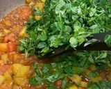 A picture of step 5 of Aloo Methi.