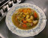 A picture of step 20 of Vegetable and Bacon Soup with Spices.