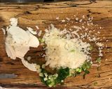 A picture of step 1 of Cheese and Mushroom Savoury Pancake.