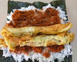 Foto langkah ke 2 dari resep Kimbap isi Telur Abon Ayam_Bekal Sekolah.