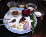 A picture of step 1 of Beetroot Onion Chutney.