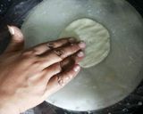 A picture of step 5 of Gujia Dahi Badas.