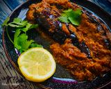 বেগুন বাহার / দই বেগুন (begun bahar/ doi begun recipe in Bengali) রেসিপি ধাপ - 12 ছবি