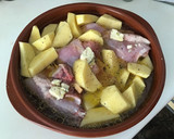 Foto del paso 2 de la receta: Muslos rellenos de queso roquefort con coñac al horno