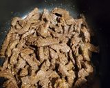 A picture of step 3 of Chocolate Carne Asada Chili.