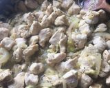 Póréhagymás tejszínes csirke recept fázis 2 fotója