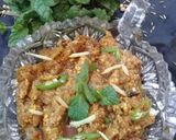 A picture of step 4 of Baingan ka bhurta.