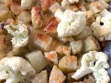 Garlic Lemon Butter Salmon with Cheesy Baked Potato n Cauliflower (easy-healthy)