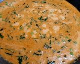 A picture of step 4 of Methi Matar Malai.