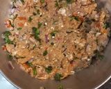A picture of step 1 of Chapli kabab.