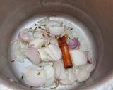 A picture of step 2 of CINNAMON SPICED, DRY FRUIT PULAO.