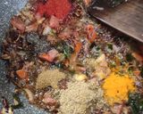 A picture of step 4 of Gatte ki sabzi.